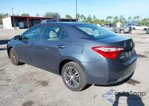 2014 Toyota Corolla Le z USA, uszkodzony, nr VIN 2T1BURHE7EC074546